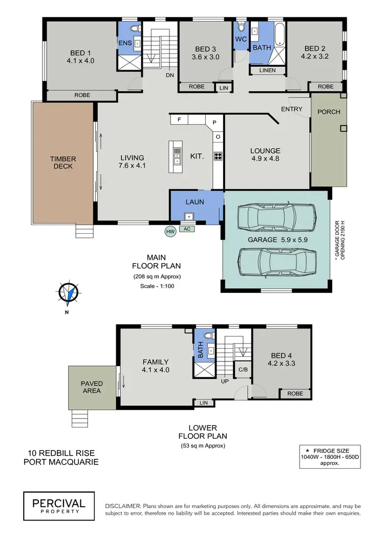 Floorplan of Homely house listing, 10 Redbill Rise, Port Macquarie NSW 2444