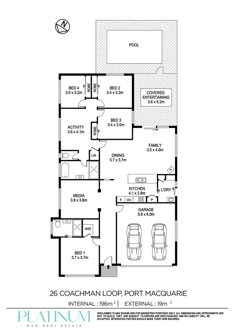 Floorplan of Homely house listing, 26 Coachman Loop, Port Macquarie NSW 2444