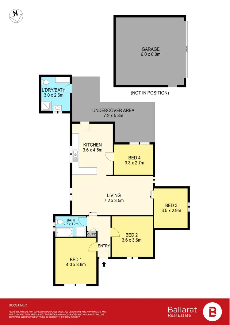 Floorplan of Homely house listing, 9 Pratt Street, Beaufort VIC 3373