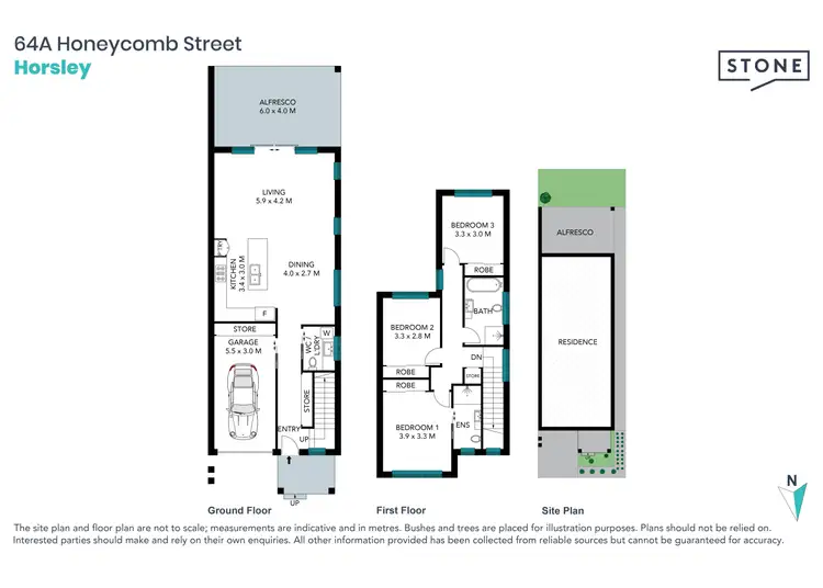 Floorplan of Homely house listing, 64A Honeycomb Street, Horsley NSW 2530