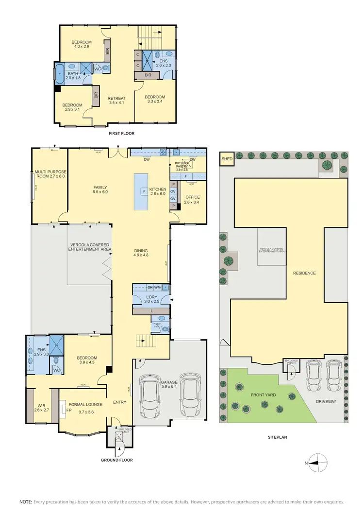 Floorplan of Homely house listing, 47 Wickham Grove, Strathmore VIC 3041