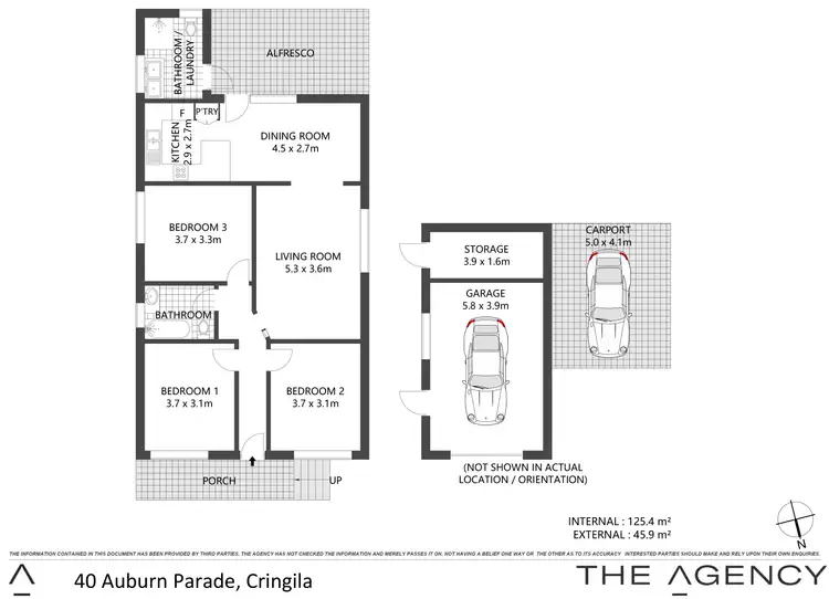 Floorplan of Homely house listing, 40 Auburn Parade, Cringila NSW 2502