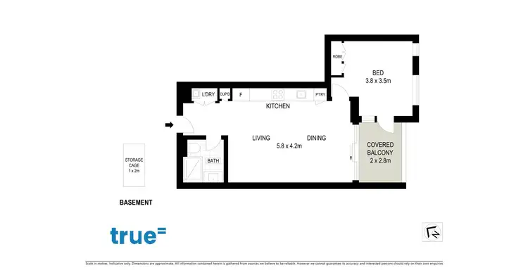 Floorplan of Homely unit listing, 7101/2 Cullen Close, Forest Lodge NSW 2037