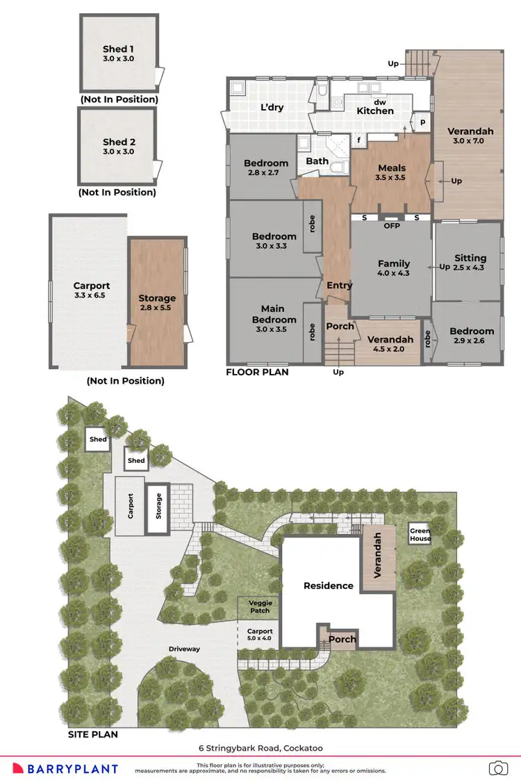Floorplan of Homely house listing, 6 Stringybark Road, Cockatoo VIC 3781