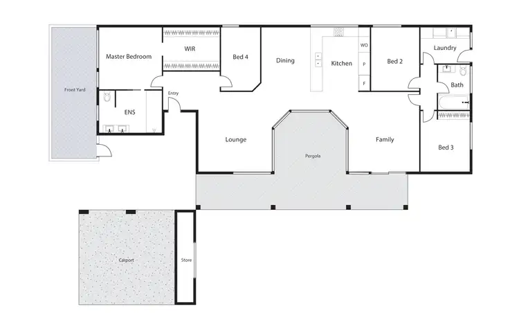 Floorplan of Homely house listing, 6 Fingleton Crescent, Gordon ACT 2906