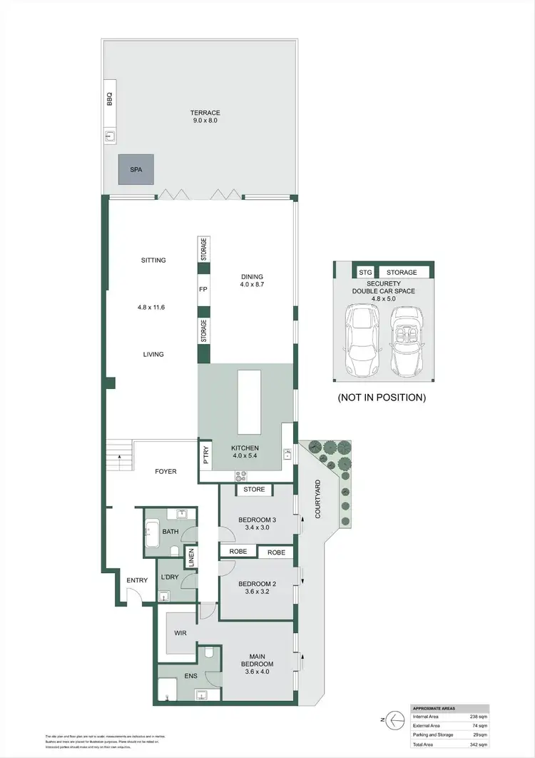 Floorplan of Homely apartment listing, 6/8 Parriwi Road, Mosman NSW 2088