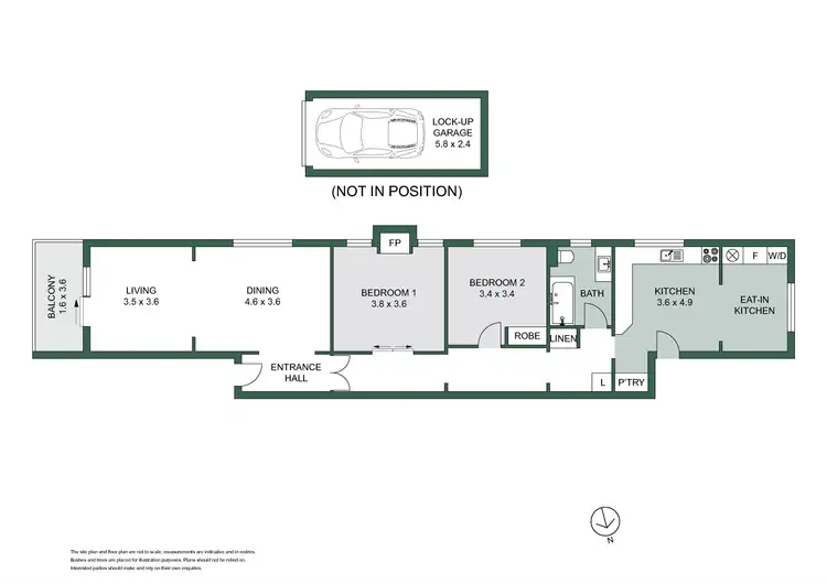 Floorplan of Homely apartment listing, 4/11 Moruben Road, Mosman NSW 2088