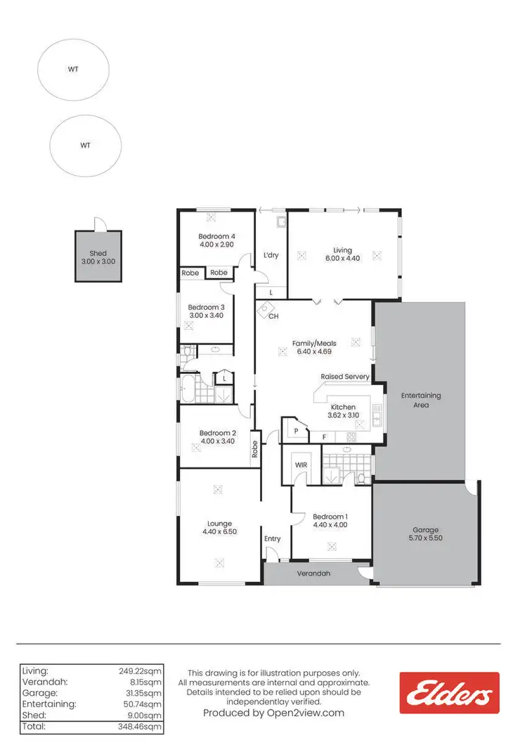 Floorplan of Homely house listing, 8 Hayward Street, Armagh SA 5453