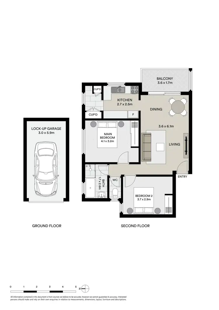 Floorplan of Homely apartment listing, 6/14 Queens Road, Brighton-Le-Sands NSW 2216
