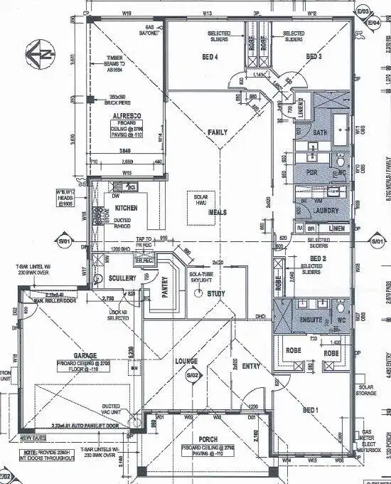 Floorplan of Homely house listing, 3 Dartnell Crescent, Wodonga VIC 3690
