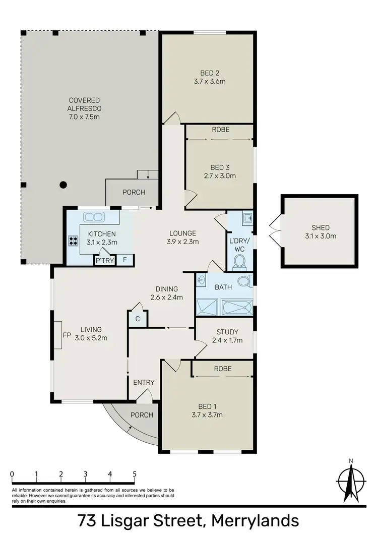 Floorplan of Homely house listing, 73 Lisgar Street, Merrylands NSW 2160