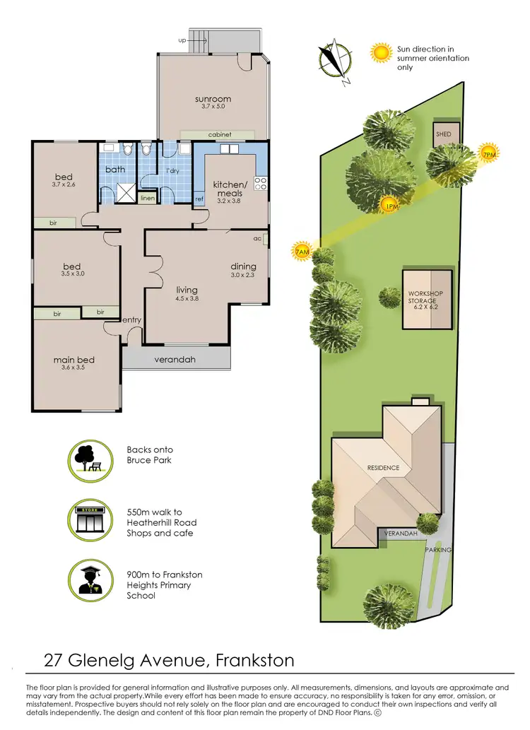 Floorplan of Homely house listing, 27 Glenelg Avenue, Frankston VIC 3199
