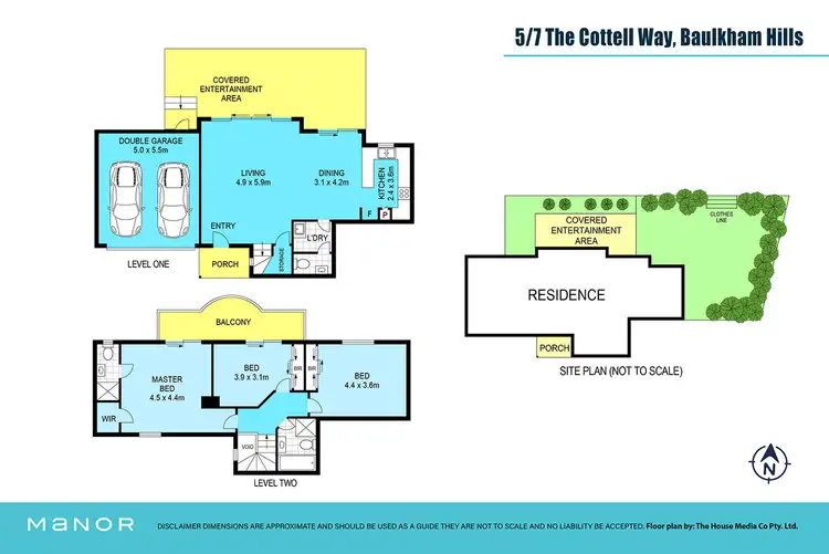 Floorplan of Homely townhouse listing, 5/7 The Cottell Way, Baulkham Hills NSW 2153