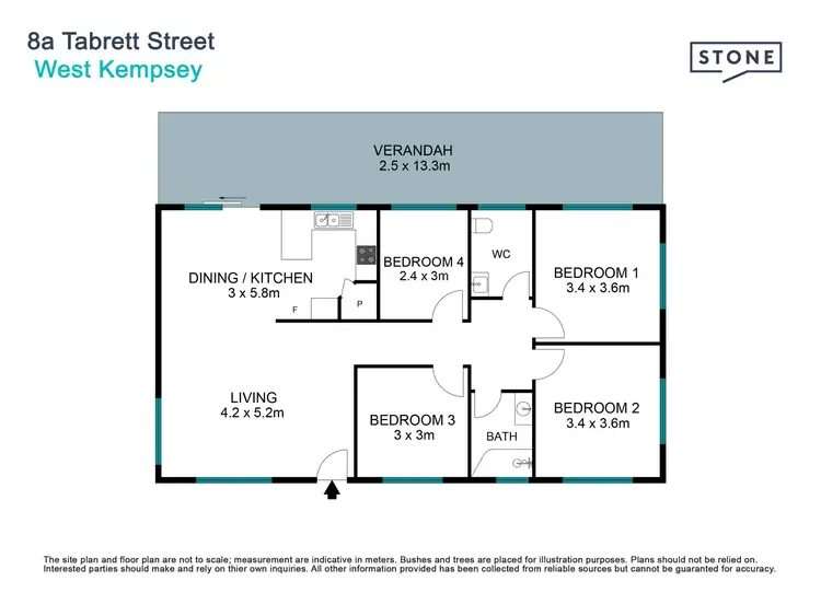 Floorplan of Homely house listing, 8A Tabrett Street, West Kempsey NSW 2440