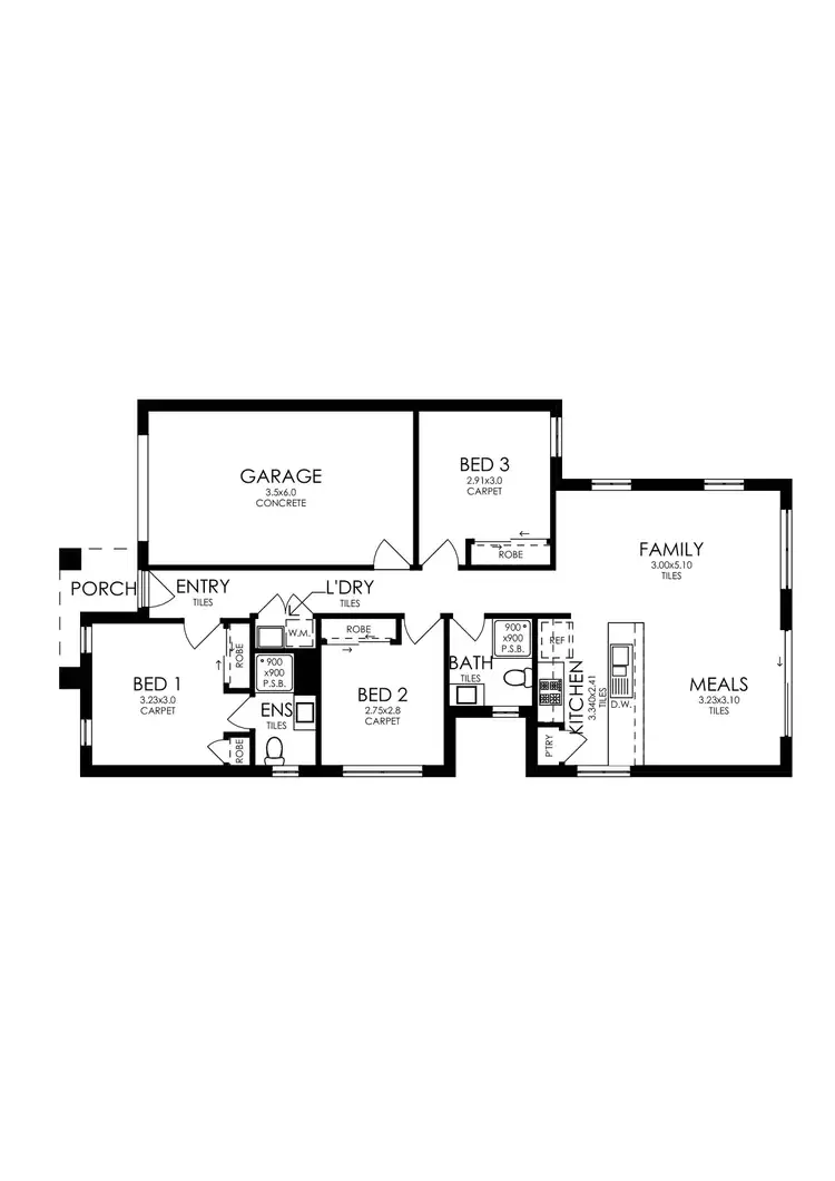 Floorplan of Homely house listing, 24 Sherford Way, Weir Views VIC 3338