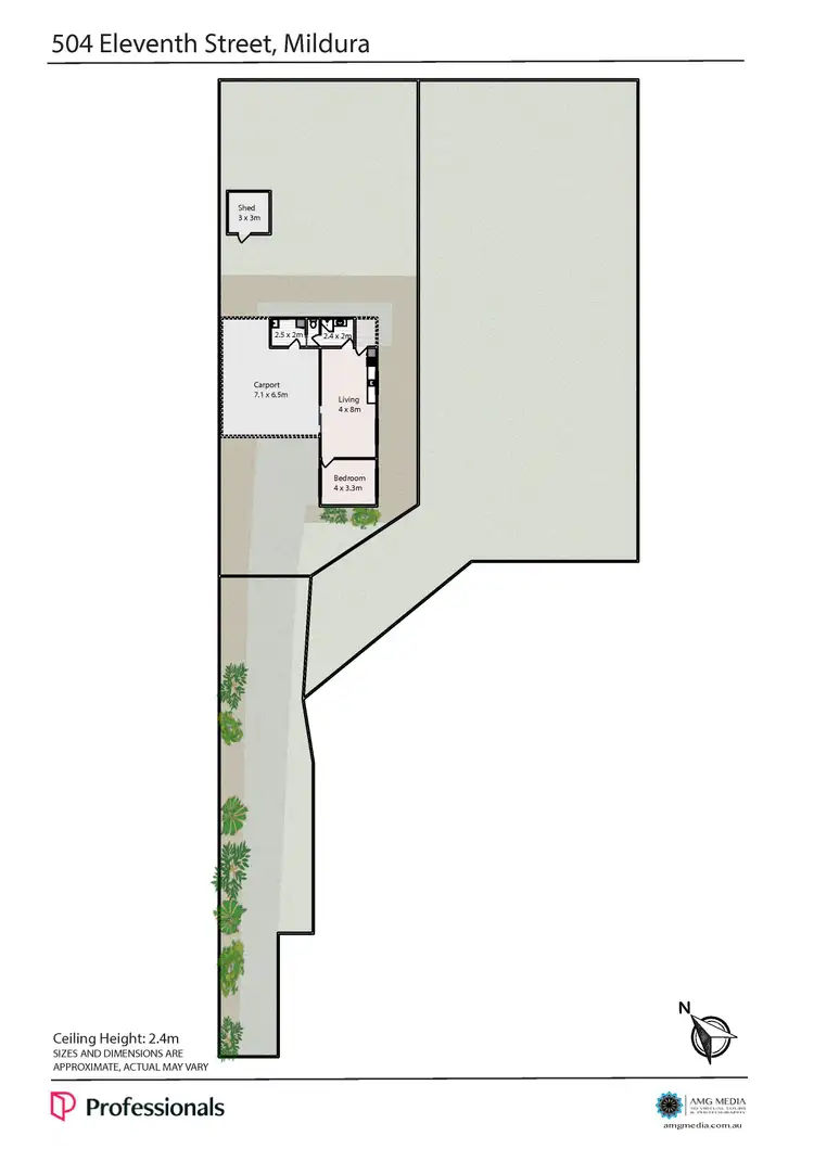 Floorplan of Homely house listing, 504 Eleventh Street, Mildura VIC 3500