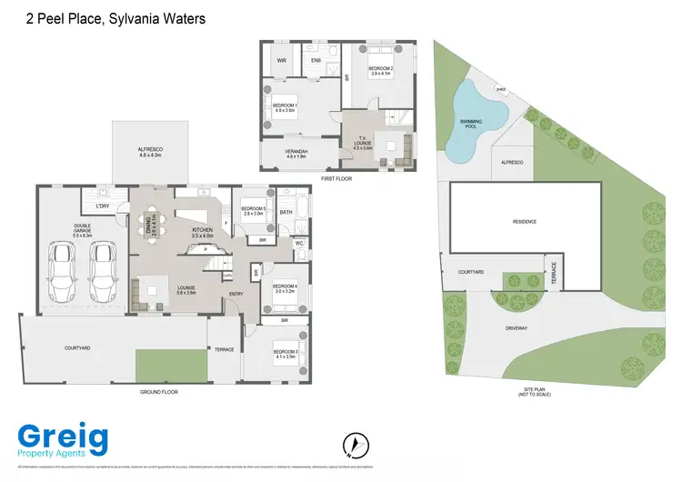 Floorplan of Homely house listing, 2 Peel Place, Sylvania Waters NSW 2224