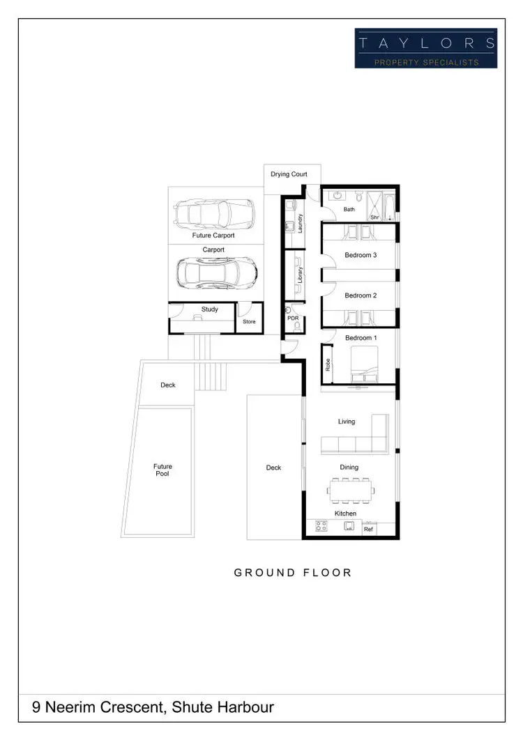 Floorplan of Homely house listing, 9 Neerim Crescent, Shute Harbour QLD 4802