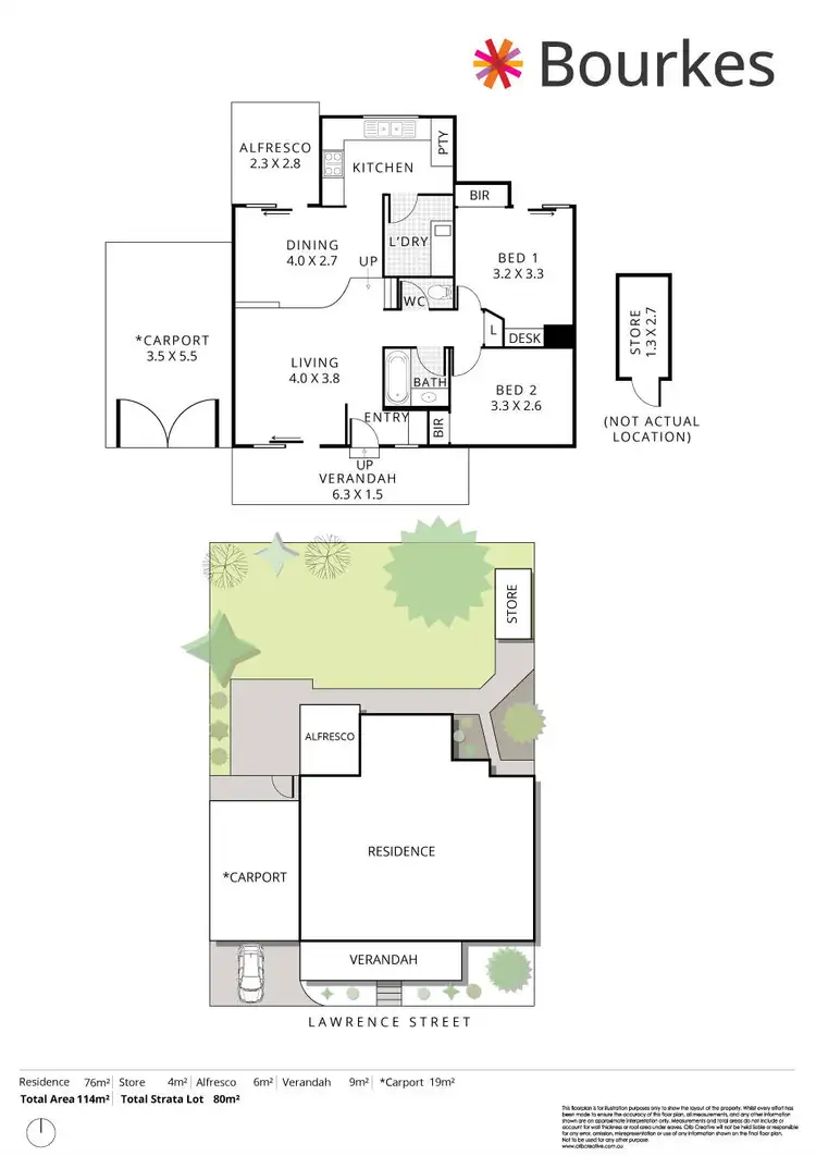 Floorplan of Homely unit listing, 5/3 Lawrence Street, Como WA 6152