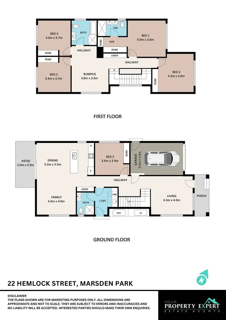 Floorplan of Homely house listing, 22 Hemlock Street, Marsden Park NSW 2765