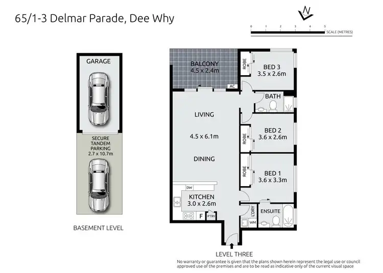 Floorplan of Homely apartment listing, 65/1-3 Delmar Parade, Dee Why NSW 2099