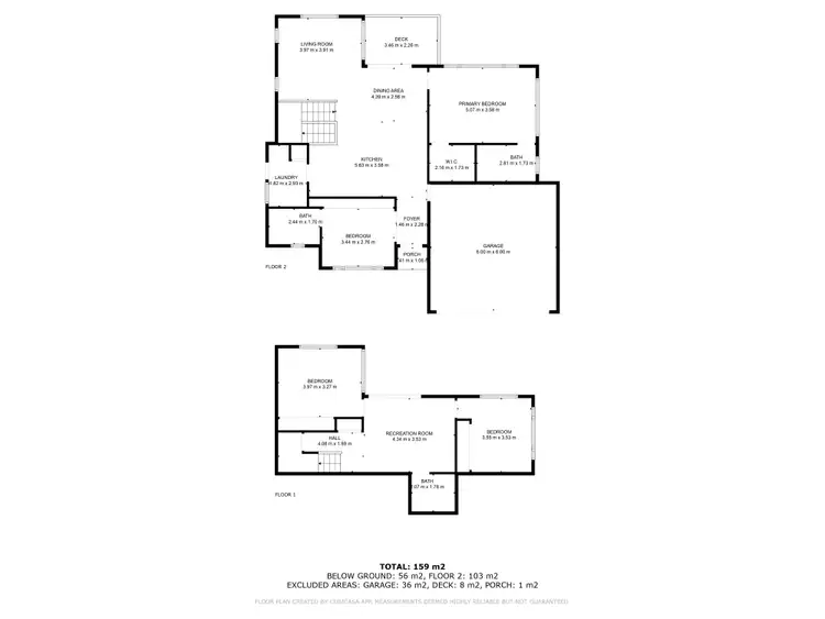 Floorplan of Homely house listing, 66 Holmes Street, Brighton QLD 4017