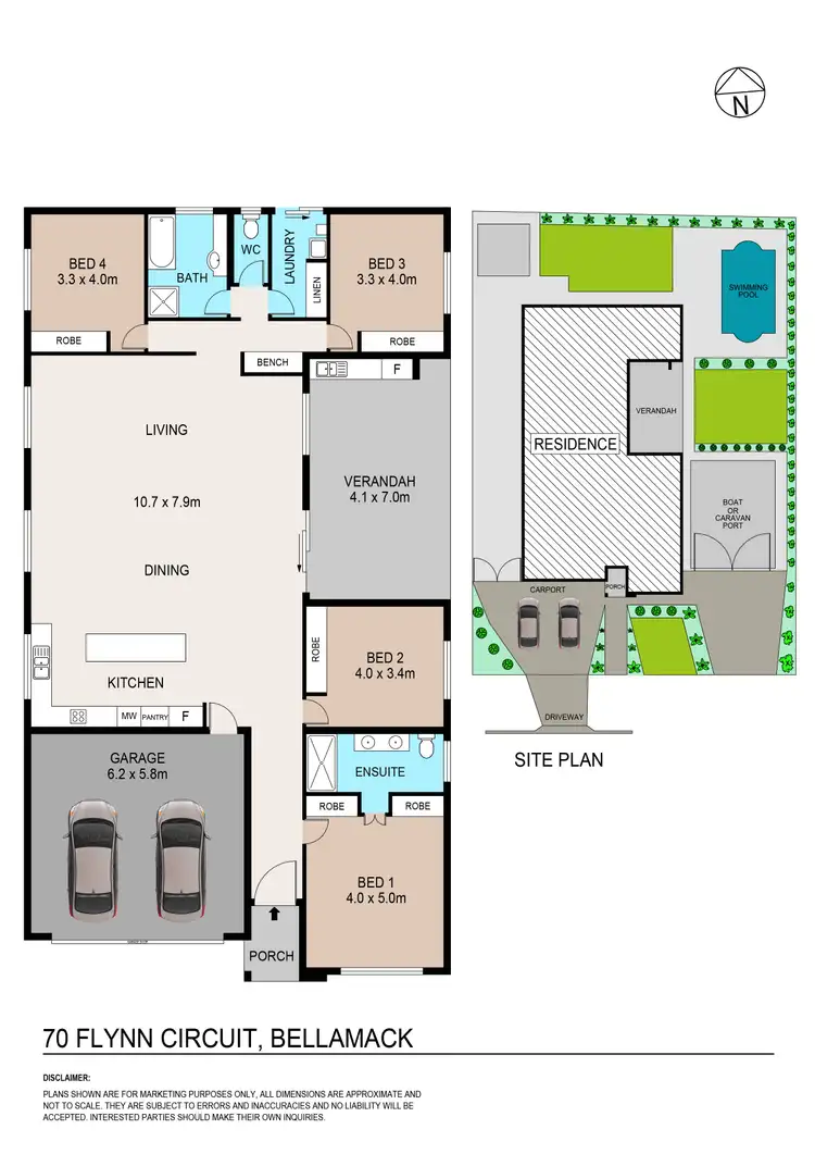 Floorplan of Homely house listing, 70 Flynn Circuit, Bellamack NT 832