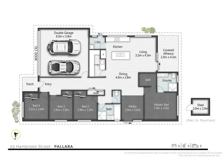 Floorplan of Homely house listing, 23 Hambrook Street, Pallara QLD 4110