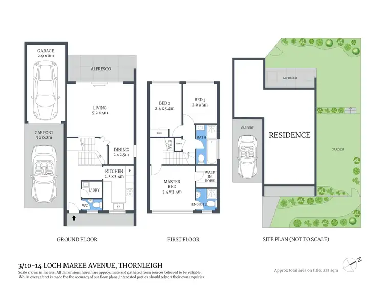 Floorplan of Homely townhouse listing, 3/10-14 Loch Maree Avenue, Thornleigh NSW 2120