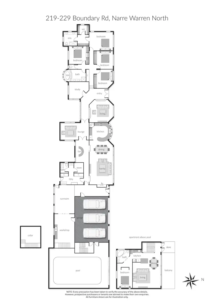 Floorplan of Homely house listing, 219-229 Boundary Road, Narre Warren North VIC 3804