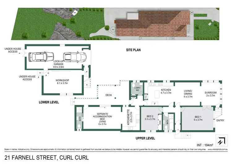Floorplan of Homely house listing, 21 Farnell Street, Curl Curl NSW 2096