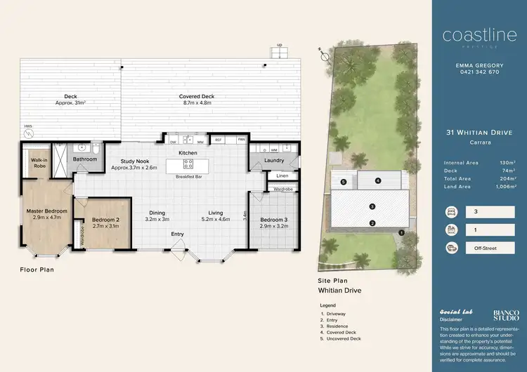 Floorplan of Homely house listing, 31 Whitian Drive, Carrara QLD 4211
