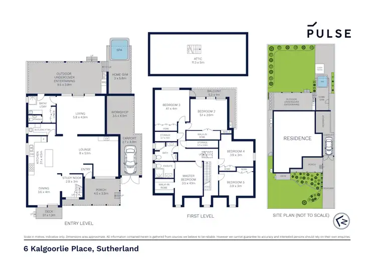 Floorplan of Homely house listing, 6 Kalgoorlie Place, Sutherland NSW 2232