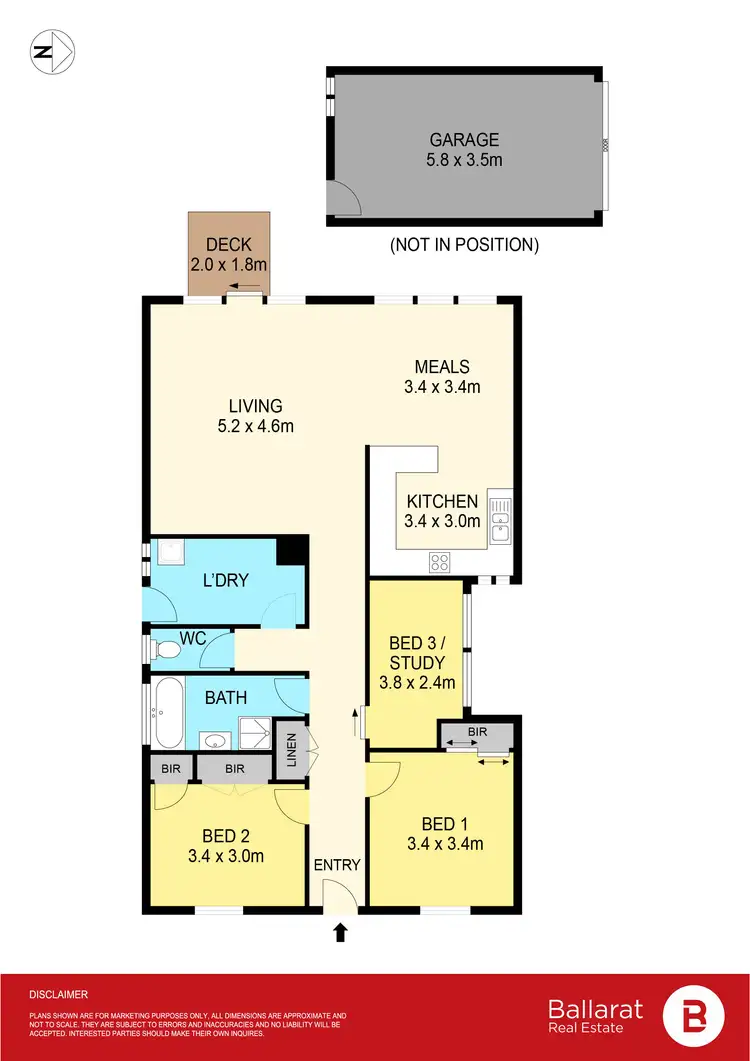 Floorplan of Homely house listing, 720 Talbot Street South, Redan VIC 3350