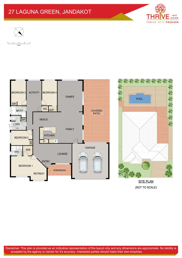 Floorplan of Homely house listing, 27 Laguna Green, Jandakot WA 6164