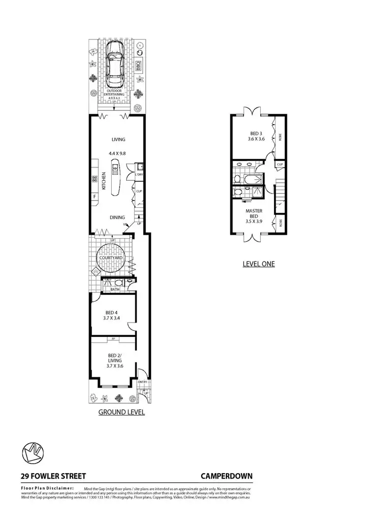Floorplan of Homely house listing, 29 Fowler Street, Camperdown NSW 2050