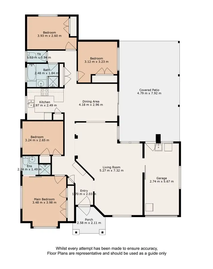 Floorplan of Homely house listing, 8 Ballymore Court, Upper Caboolture QLD 4510