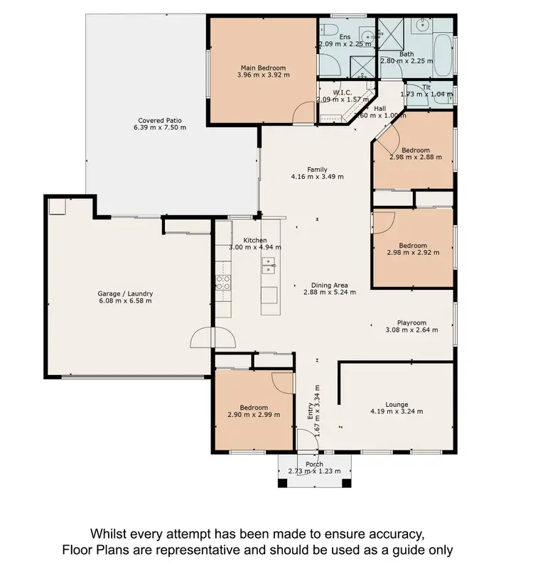 Floorplan of Homely house listing, 24 Kernel Road, Narangba QLD 4504
