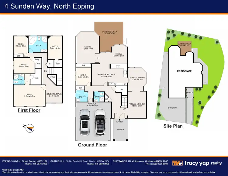 Floorplan of Homely house listing, 4 Sunden Way, North Epping NSW 2121