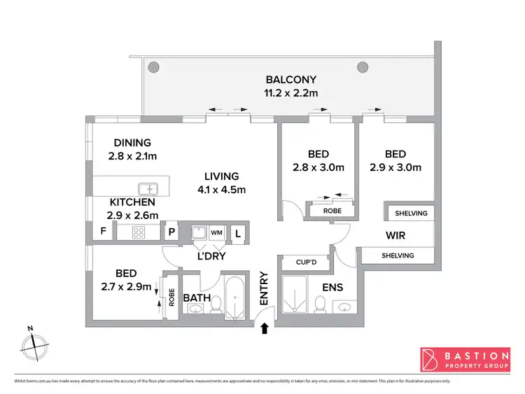 Floorplan of Homely apartment listing, 20/81 Constitution Avenue, Campbell ACT 2612
