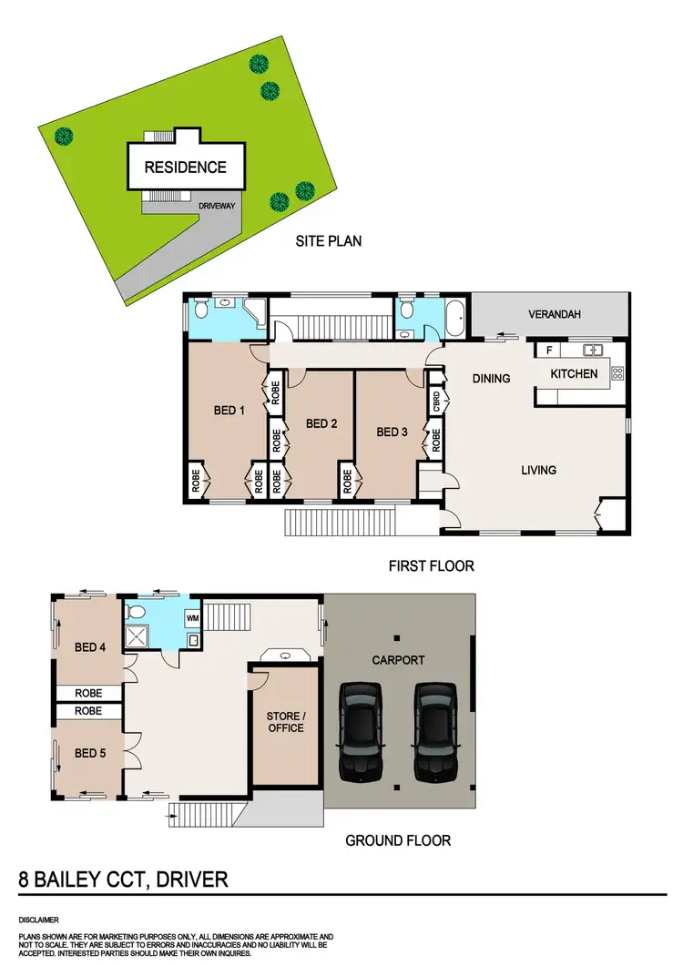 Floorplan of Homely house listing, 8 Bailey Circuit, Driver NT 830