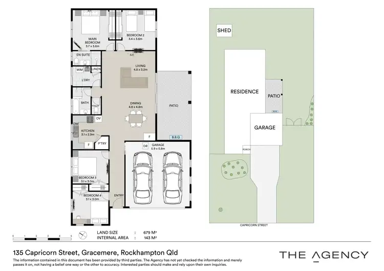 Floorplan of Homely house listing, 135 Capricorn Street, Gracemere QLD 4702
