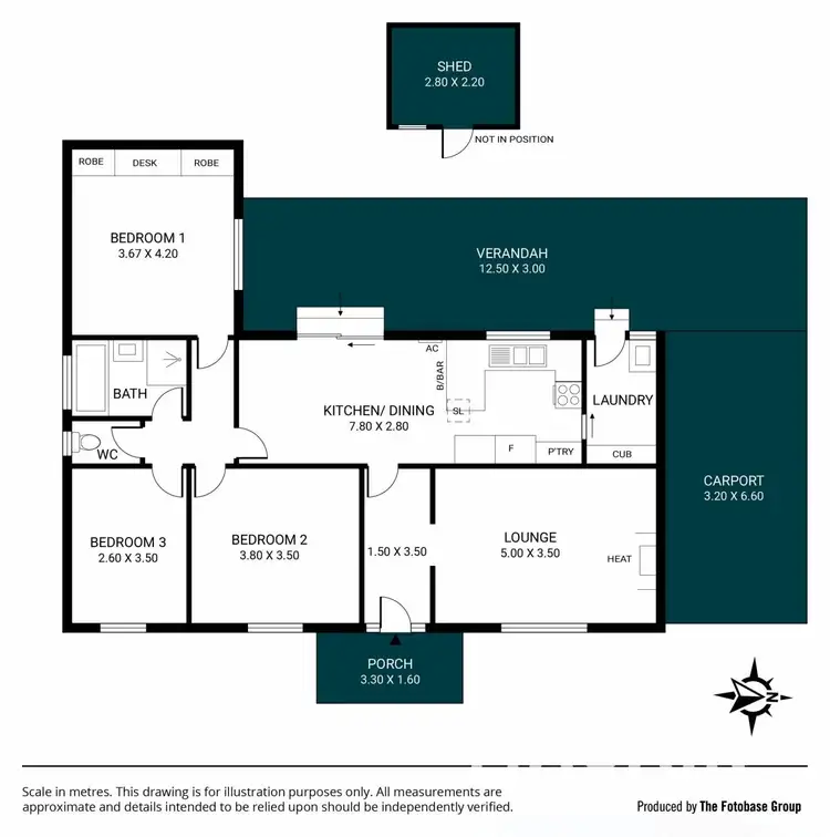 Floorplan of Homely house listing, 1 Taylors Road West, Aberfoyle Park SA 5159