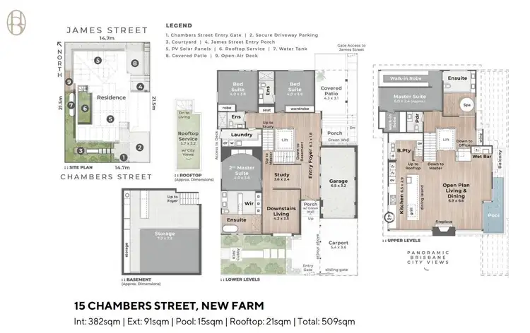 Floorplan of Homely house listing, 15 Chambers Street, New Farm QLD 4005