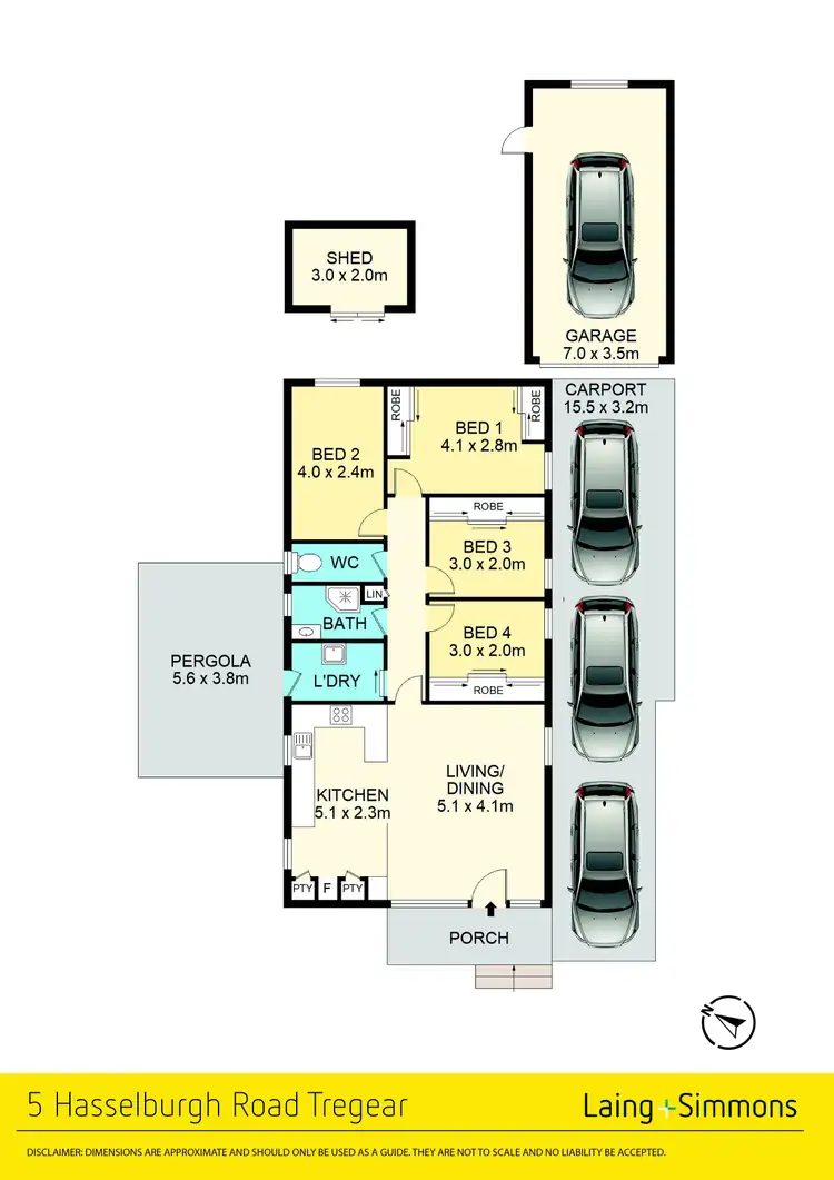 Floorplan of Homely house listing, 5 Hasselburgh Road, Tregear NSW 2770