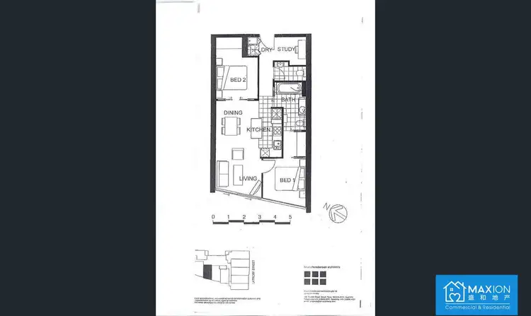Floorplan of Homely apartment listing, 68 La Trobe Street, Melbourne VIC 3000