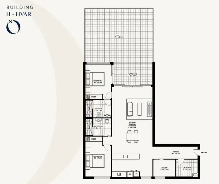 Floorplan of Homely apartment listing, 19 Amalfi Drive, Wentworth Point NSW 2127