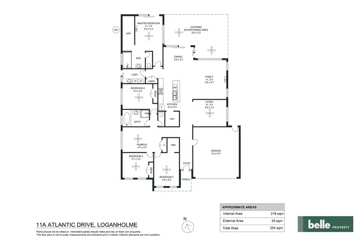 Floorplan of Homely house listing, 11A Atlantic Drive, Loganholme QLD 4129