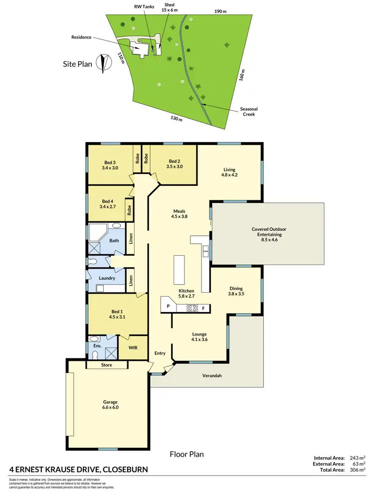 Floorplan of Homely house listing, 4 Ernest Krause Drive, Closeburn QLD 4520