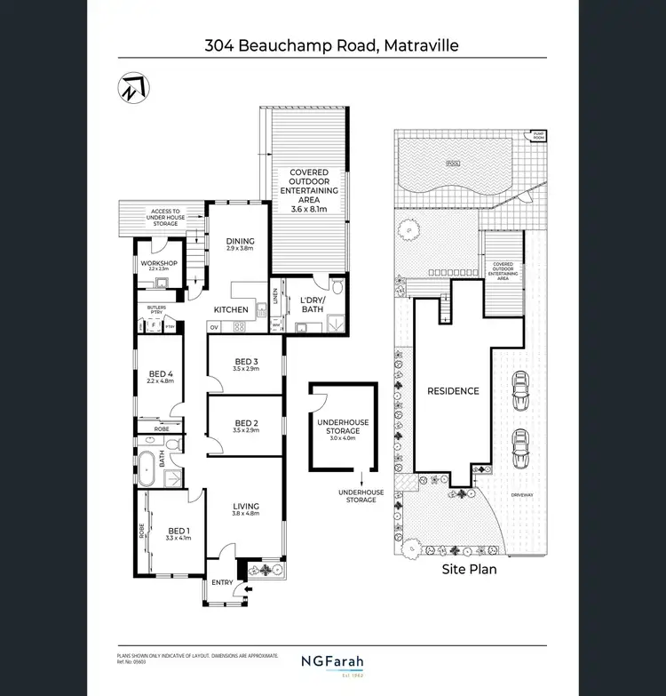 Floorplan of Homely house listing, 304 Beauchamp Road, Matraville NSW 2036